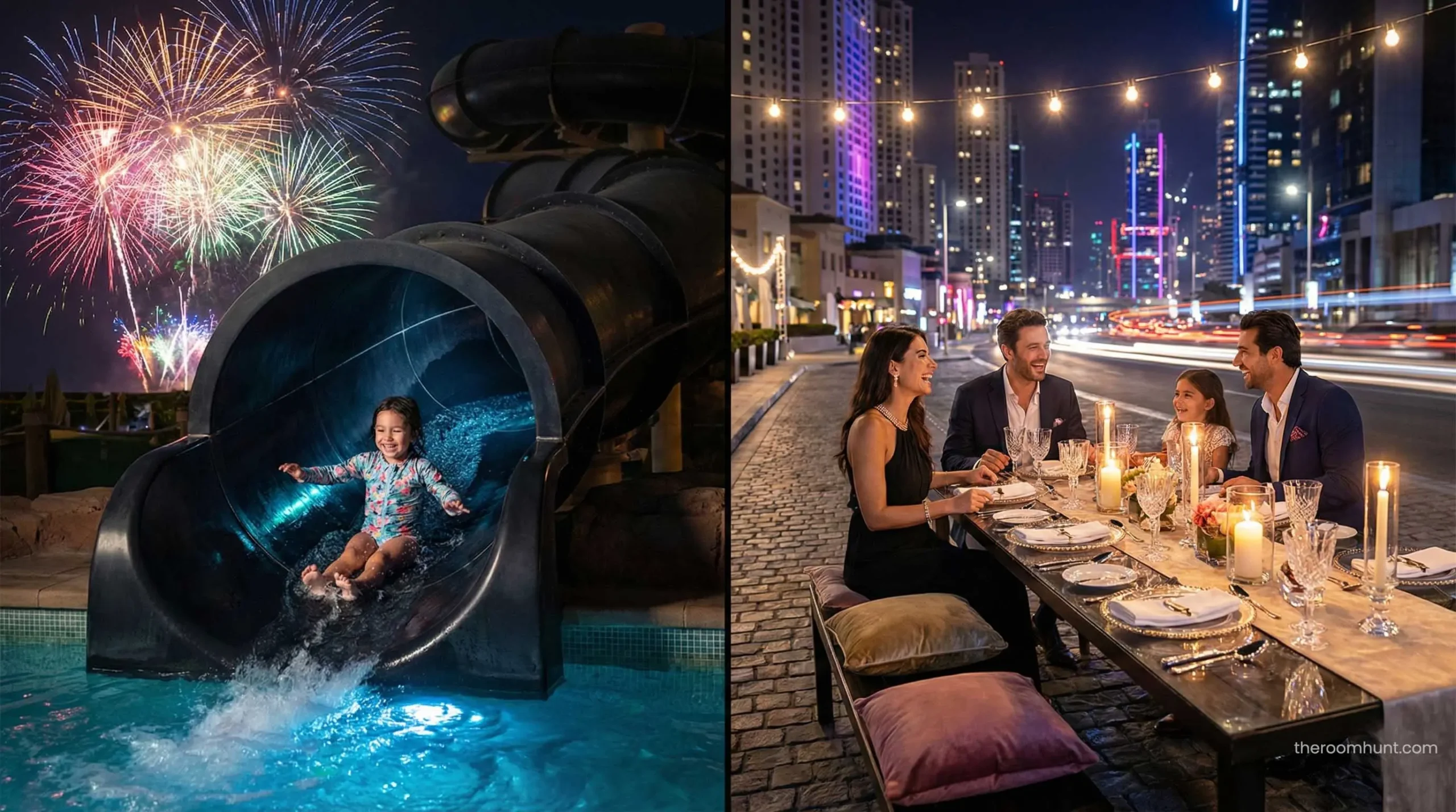 Comparison of staying at Palm Jumeirah vs JBR for families in Dubai.