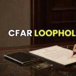 Signing a premium travel insurance policy with a gold pen, highlighting whether insurance covers war or conflict in the UAE.